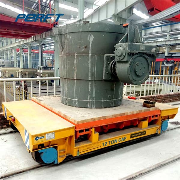 Steel Ladle Transfer Trolley Battery Powered Thailand